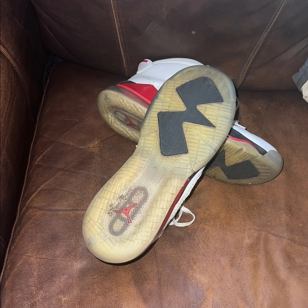 Nike Jordan Son of Mars Red High-Top Sneakers - Picture 2 of 5